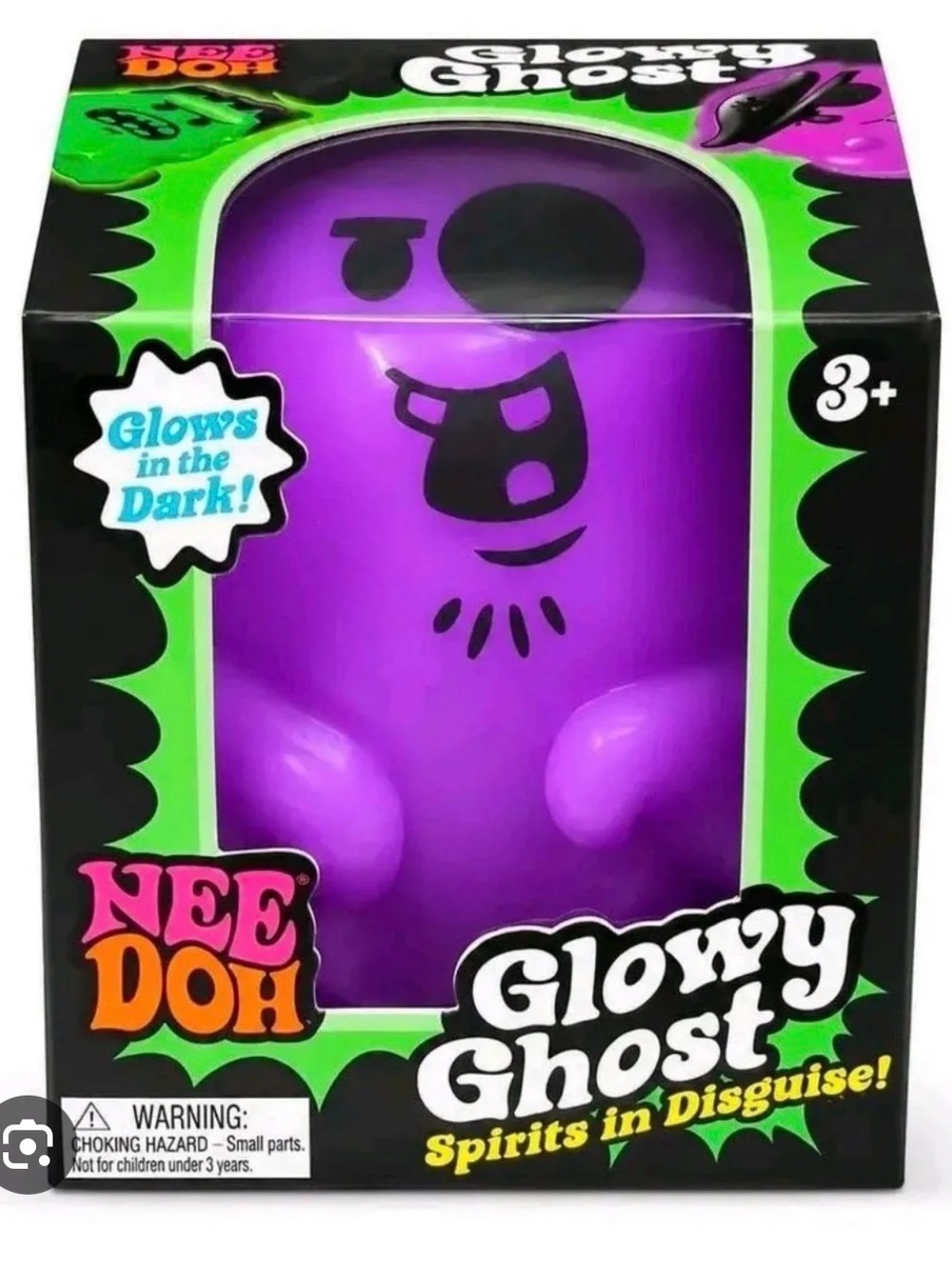 Glowy Ghost Kids Decoration - Purple